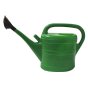 Watering Can 10 Litres Green Polythene with Rose for Garden Irrigation