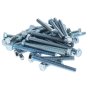 M8 x 75mm Zinc Plated 8.8 HT DIN 933 Setscrews - Pack of 50