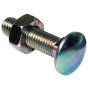 Metric Coach Bolts, Zinc Plated, M8 x 40, Pack of 50