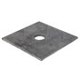 Square Plate Washer M16 (Hole) Size: 3" Thickness: 3mm - Each