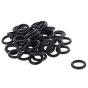 Metric Rubber O Rings, I.D 7mm, Thickness 2mm. Pack of 50