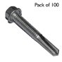 Hex S/Drilling Screw, Size: 5.5 x 38, Thickness 12mm - Pack of 100