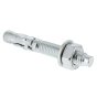 Through Bolts, Size: M10 x 75, Zinc/Yellow Passivated - Pack of 50