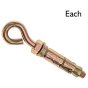 Shield Anchor - Eye Bolt, Size: M6 (Hole Size: 10mm) - Sold Individually