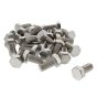M20 x 40mm A2 Hexagon Head Stainless Steel DIN 933 Setscrews 25 Pack