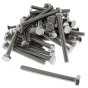 M10 x 100mm A2 Hexagon Head Stainless Steel DIN 933 Setscrews 50 Pack