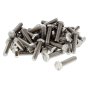 M12 x 50mm A2 Hexagon Head Stainless Steel DIN 933 Setscrews 50 Pack