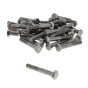 M8 x 50 A2 Stainless Steel DIN 931 Hexagon Head Bolt 100 Pack