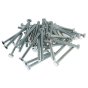 M6 x 60mm Zinc Plated 8.8 HT DIN 933 Setscrews 50 Pack