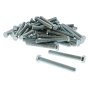 3/8" UNF x 3" Zinc Plated 8.8 HT Setscrews 50 Pack