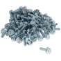 Metric HT Flanged Setscrew Grade 8.8, Zinc Plated, M8 x 20 - Pack of 100