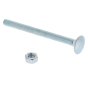 Metric Coach Bolts, Zinc Plated, M6 x 75 - Pack of 100