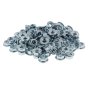 Metric Serrated Flange Nuts, Zinc Plated, Size: M6. Pack of 100