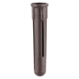 Plastic Wall Plugs, Colour: Brown, Screw No: 10-14, Pack of 100
