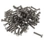 M8 x 35mm A2 Hexagon Head Stainless Steel DIN 933 Setscrews 100 Pack