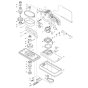 Makita 9045N Sander Assembly