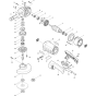 Makita 9047S Angle Driver Assembly