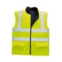 High Visibility Body Warmer, Yellow - Size: Small - 907 1290