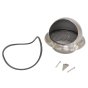 Bull-Nose Vent with Grill 125mm Dia Stainless Steel fits Extractor Applications