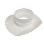 Adhesive Backed Vent Adaptor 4"/102mm Dia Suitable for Domestic Extractor Applications