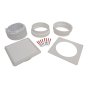 Venting Kit 1m Hose x 125mm Dia for Domestic Extractor - Non Genuine Part