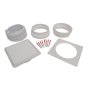 Venting Kit 1m Hose x 125mm Dia for Domestic Extractor - Non Genuine Part