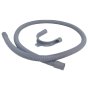 Drain Hose 1.5m Straight End Fittings 19/22mm for Washing Machines & Dishwashers