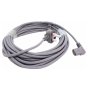 Mains Power Cable 10m 2 core 1.0mm 3pin Plug Suitable for Vacuum Cleaners