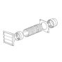 Ventilation Kit 100mm Dia fits Cooker Extractor Applications - VVK224