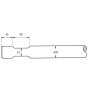Breaker Chisel 550mm for Atlas Copco SBC255 Hydraulic Breakers