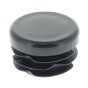 Polished End Cap for 1 Round Tube, Diameter Size: 24.4mm
