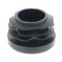 Polished End Cap for 1 Round Tube, Diameter Size: 24.4mm