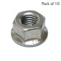 10 Pack of M8 Nuts for Stihl TS410 - Replaces 9220 260 1100