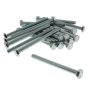 M10 x 120mm Zinc Plated 8.8 HT DIN 933 Setscrews 25 Pack