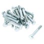 M12 x 80mm  Zinc Plated 8.8 Steel Bolt 25 Pack