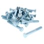 M12 x 90 Zinc Plated 8.8 Steel Bolt 25 Pack