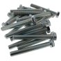 M16 x 120mm Zinc Plated 8.8 Steel Bolt - 25 Pack