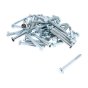 M10 x 80 Zinc Plated 8.8 Steel Bolt (50 Pack)