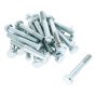 M12 x 80mm  Zinc Plated 8.8 Steel Bolt 25 Pack
