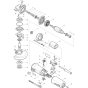 Makita 9565 Angle Grinder Assembly