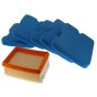 Filter Set for Makita EK8100 Disc Cutters - OEM No. 957173611
