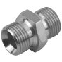 Hydraulic Adaptor 3/8" BSP Male to Male Steel Connector