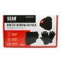 Winter Essentials Hat, Snood & Gloves - Black