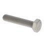M12 x 40mm Hexagon Head Setscrews Stainless Steel A2 DIN 933 - 50 Pack