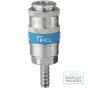 PCL Airflow Coupling 6.35mm (1/4) I/D Hose Tail (D/PK) - AC21R05