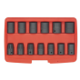 Impact Socket Set 13pc 1/2"Sq Drive Metric Sealey Part No. AK5613M