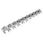 Crow's Foot Open End Spanner Set 10pc 3/8"Sq Drive Metric Sealey Part No. AK5989
