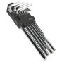Hex Key Set 10pc Extra-Long Fully Polished Metric Sealey Part No. AK7167
