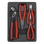 Pliers Set 4 Piece - Pump, Combination, Long Nose and Snips - Sealey AK8579