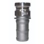 1/2" Type E Camlock X Hose Tail Aluminium